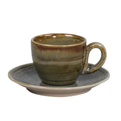 Tasse à expresso Peridot porcelaine vitrifiée 8 cl Ø 6,5 cm stone Spot - RAK Outlet