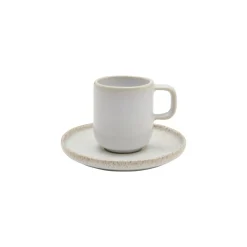 ACCOLADE Tasse expresso rond beige grès émaillé 9 cl Ø 5,5 cm Sand Hot