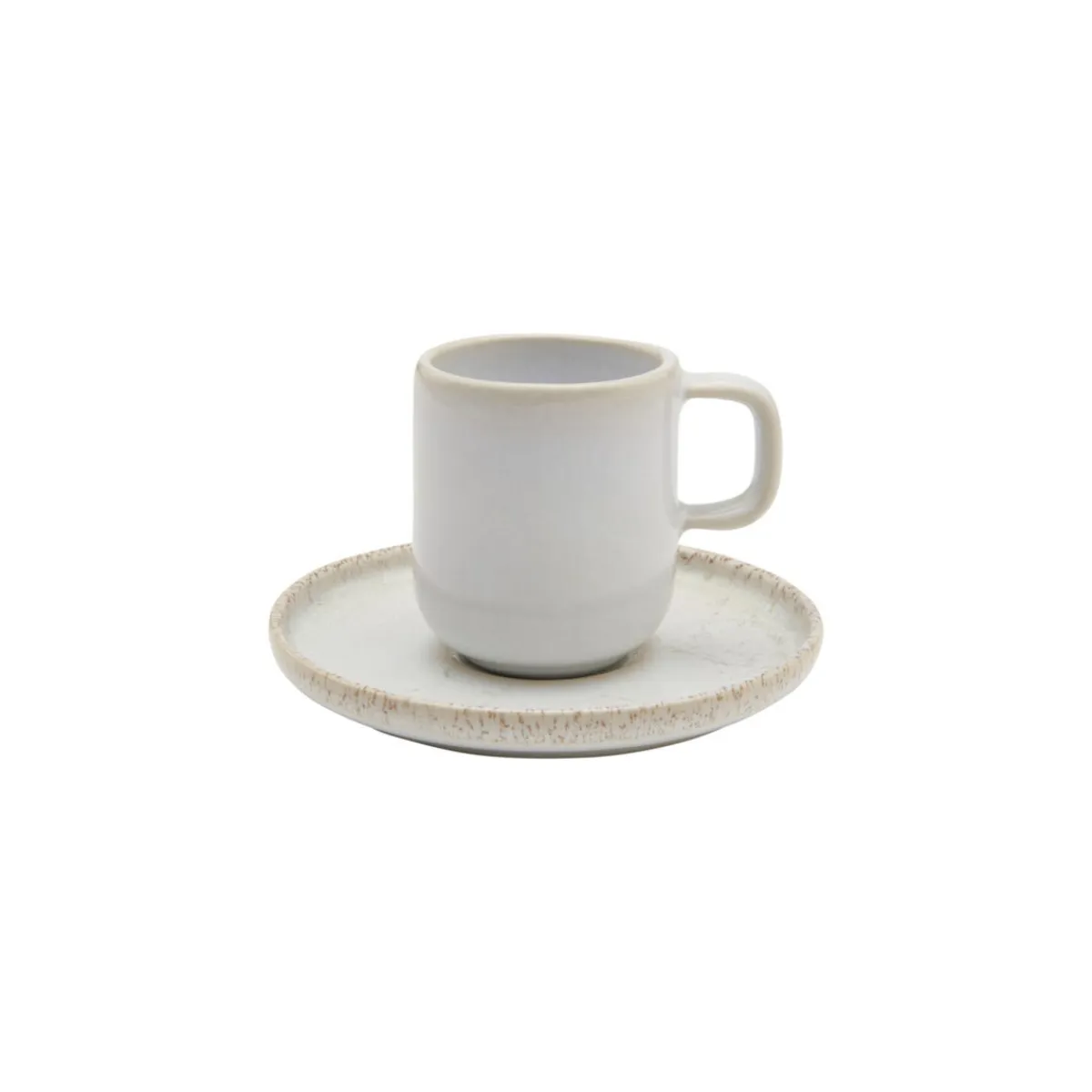 ACCOLADE Tasse expresso rond beige grès émaillé 9 cl Ø 5,5 cm Sand Hot