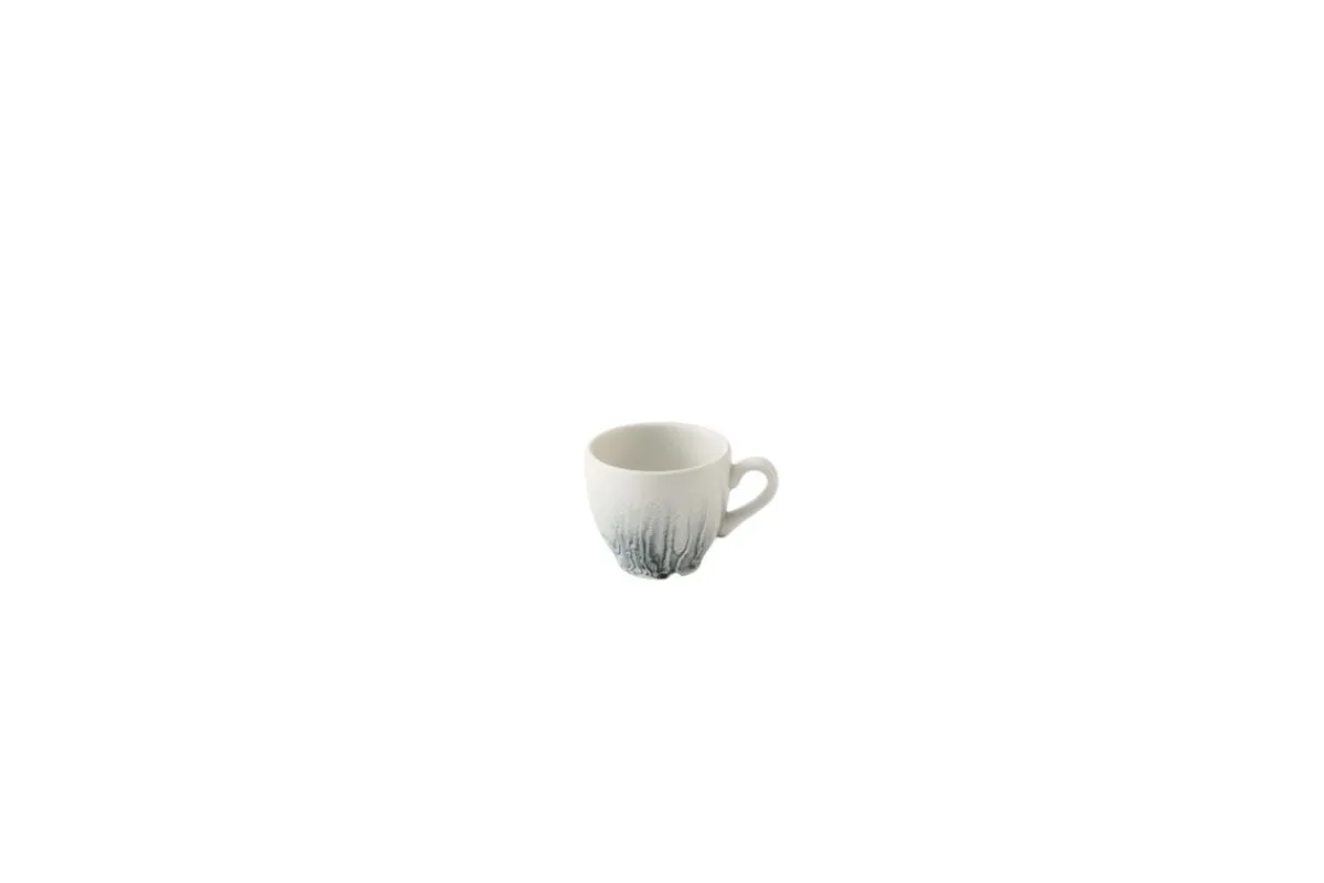 CHURCHILL Tasse à expresso rond Black porcelaine vitrifiée 10 cl Ø 6,5 cm Tide Discount