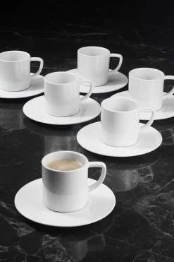 Tasse à expresso rond blanc mélamine 8 cl Ø 5,3 cm Prestige - PLATEX Hot