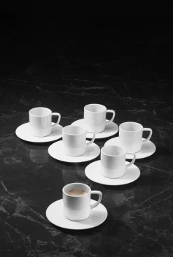 Tasse à expresso rond blanc mélamine 8 cl Ø 5,3 cm Prestige - PLATEX Hot