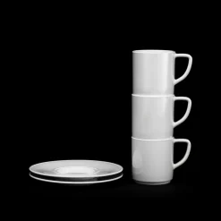 Tasse à expresso rond blanc mélamine 8 cl Ø 5,3 cm Prestige - PLATEX Hot