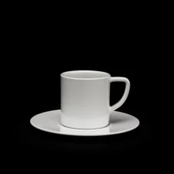 Tasse à expresso rond blanc mélamine 8 cl Ø 5,3 cm Prestige - PLATEX Hot