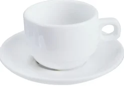 Aucune Tasse à expresso rond blanc porcelaine 20 cl Ø 8,5 cm Scandia Best