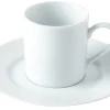 Aucune Tasse à expresso rond blanc porcelaine 10 cl Ø 5,8 cm Roma Discount