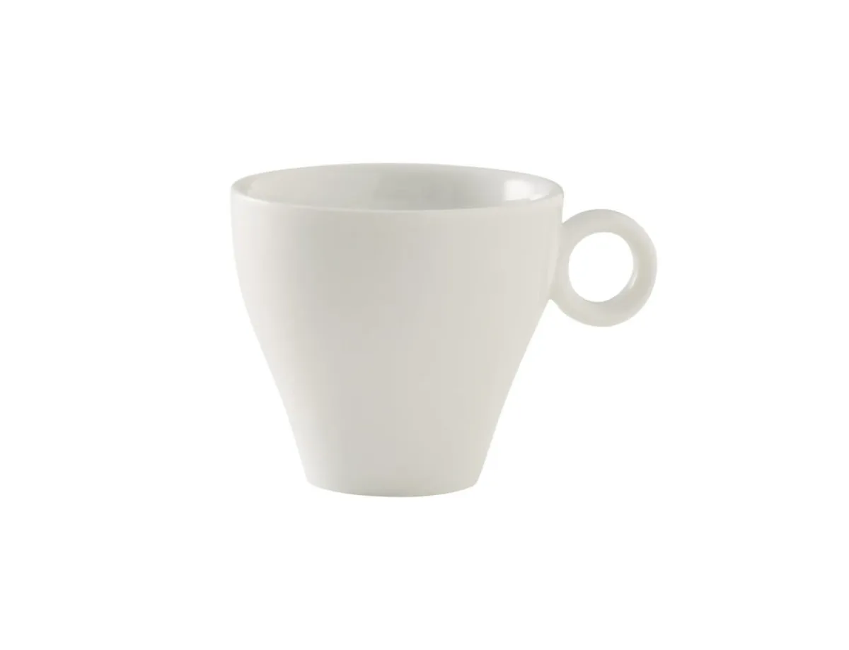 PRO.MUNDI Tasse à expresso rond blanc porcelaine 9 cl Ø 6,4 cm Slim O Discount