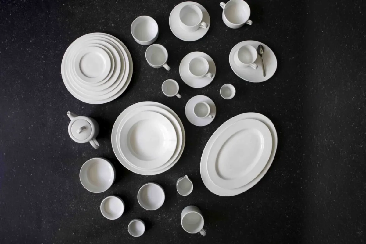 ACCOLADE Tasse expresso rond blanc porcelaine 9 cl Ø 6,8 cm Presto Outlet