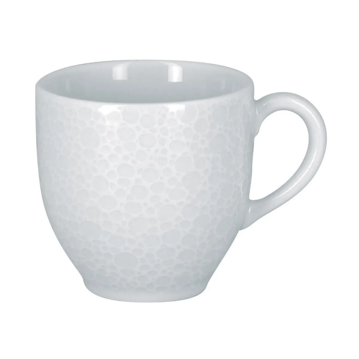 Tasse à expresso rond blanc porcelaine 9 cl Ø 6,5 cm Charm - RAK Discount