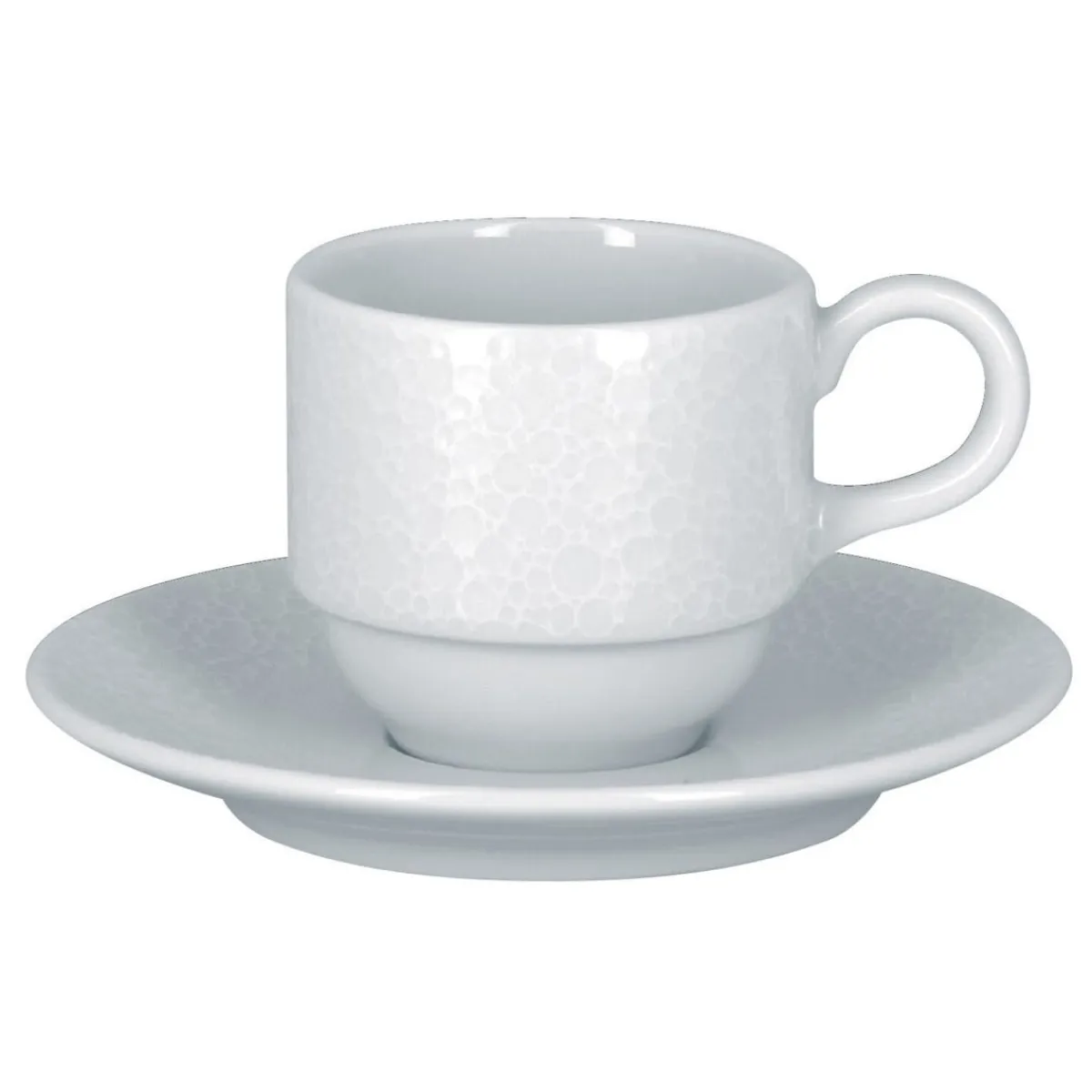 RAK Tasse à expresso rond blanc porcelaine Ø 12,5 cm Charm New