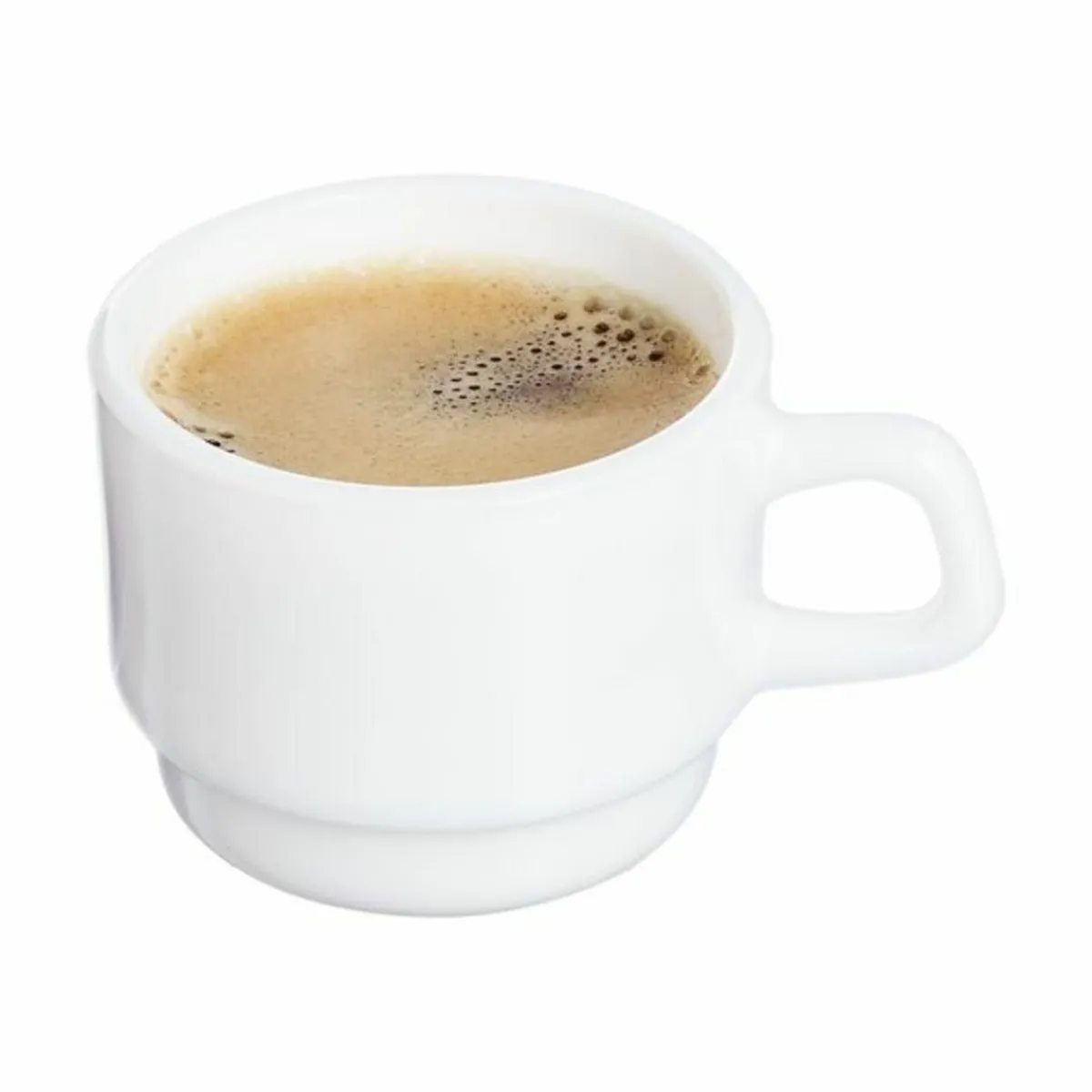 Tasse à expresso rond blanc verre opal 8 cl Ø 6 cm Restaurant - ARCOROC New