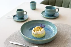 ACCOLADE Tasse expresso rond bleu grès émaillé 9 cl Ø 5,5 cm Magic Sale