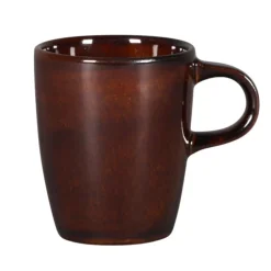 Tasse à expresso rond cuivre porcelaine vitrifiée 9 cl Ø 5,8 cm stone Ease - RAK Best