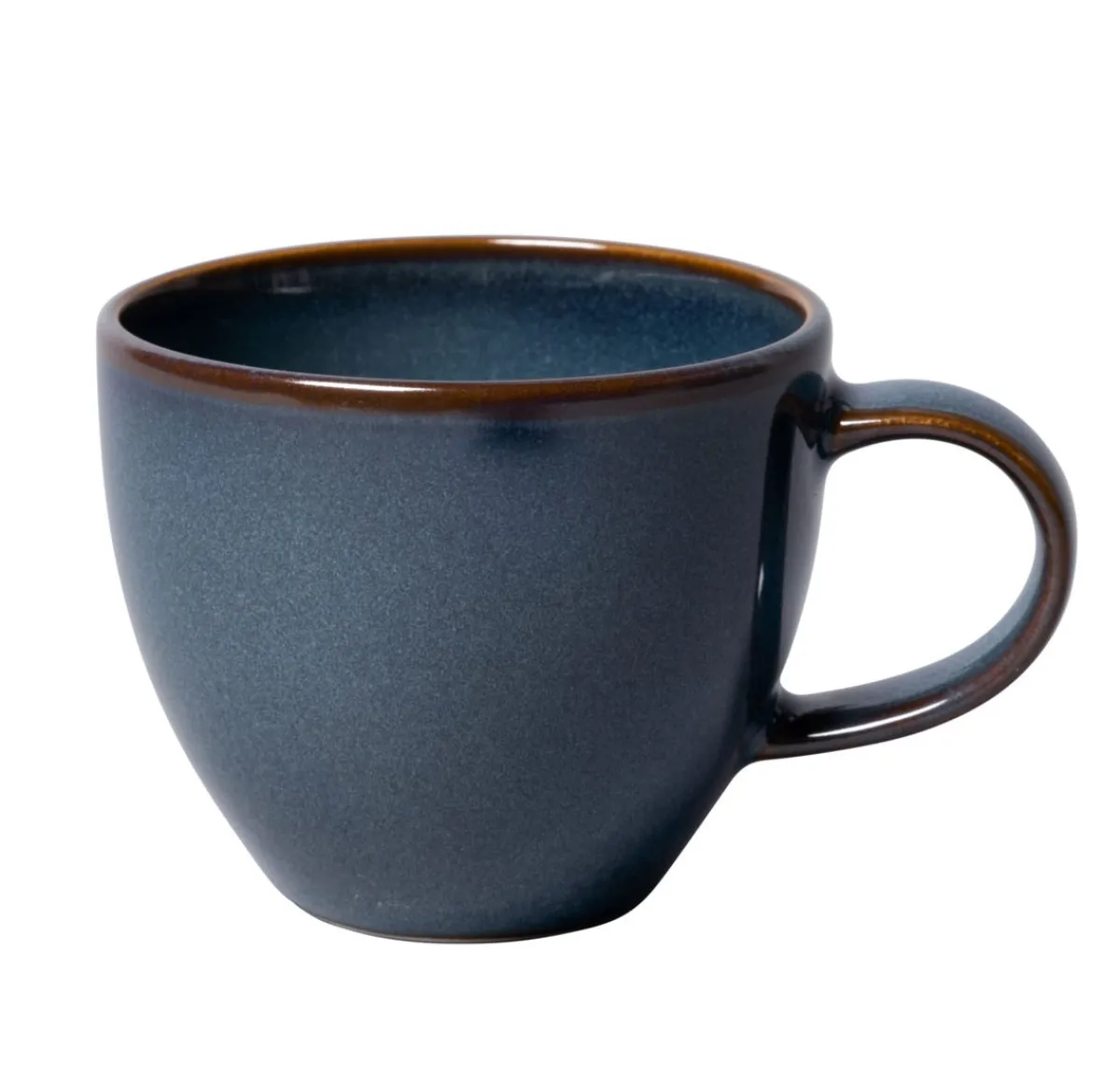 VILLEROY & BOCH Tasse à expresso rond denim bleu porcelaine 6 cl Ø 8,5 cm Crafted Outlet