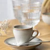 Tasse expresso rond gris bleu porcelaine 7 cl Ø 8,5 cm Serena - PRO.MUNDI Best