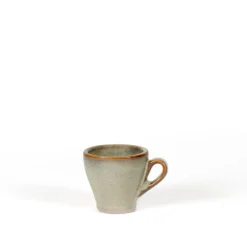 Tasse expresso rond gris bleu porcelaine 7 cl Ø 8,5 cm Serena - PRO.MUNDI Best