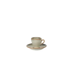 Tasse expresso rond gris bleu porcelaine 7 cl Ø 8,5 cm Serena - PRO.MUNDI Best