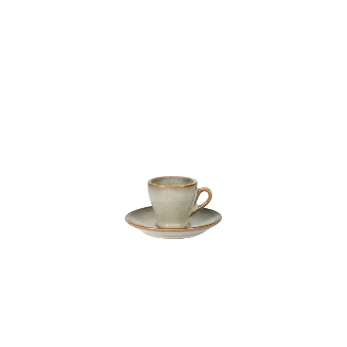 Tasse expresso rond gris bleu porcelaine 7 cl Ø 8,5 cm Serena - PRO.MUNDI Best
