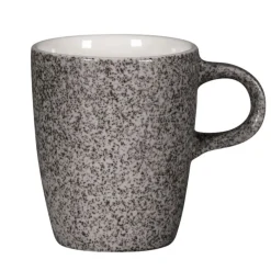 Tasse à expresso rond gris porcelaine vitrifiée 9 cl Ø 5,8 cm stone Ease - RAK Best