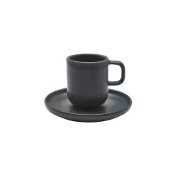 ACCOLADE Tasse expresso rond grès émaillé 9 cl Ø 5,5 cm Tornado Discount