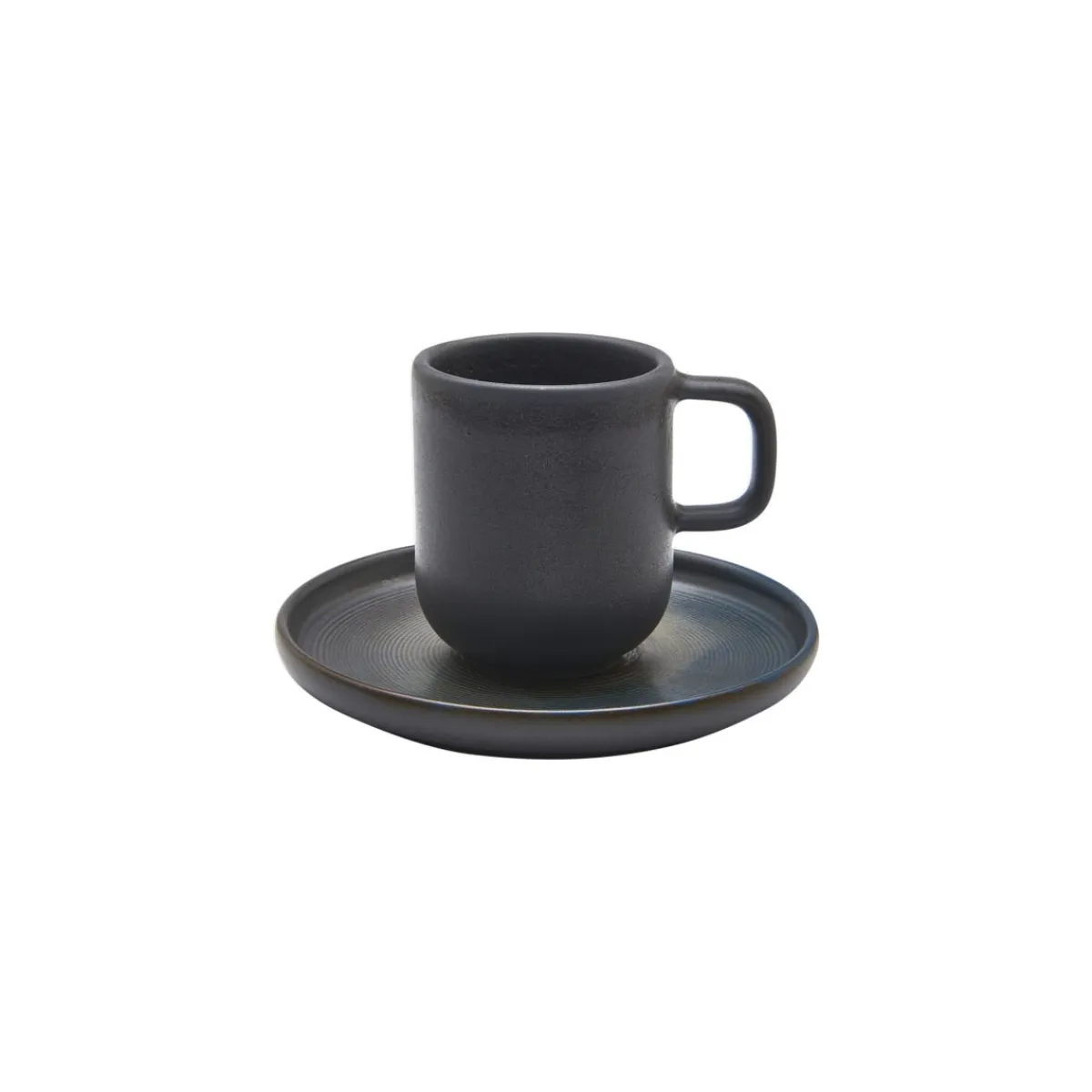 ACCOLADE Tasse expresso rond grès émaillé 9 cl Ø 5,5 cm Tornado Discount