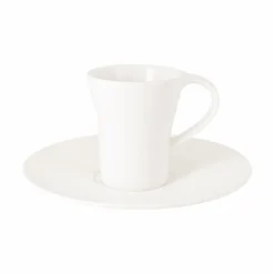 Tasse à expresso rond ivoire porcelaine vitrifiée 9 cl Ø 6 cm Giro - RAK Best