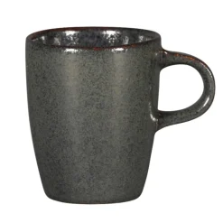 Tasse à expresso rond noir porcelaine vitrifiée 9 cl Ø 5,8 cm stone Ease - RAK Best