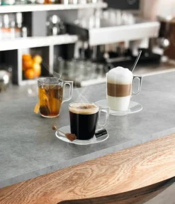 Tasse à expresso rond transparent verre trempé 9 cl Ø 8,4 cm Voluto - ARCOROC Best