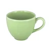Tasse à expresso rond vert porcelaine vitrifiée 9 cl Ø 6,5 cm Vintage - RAK Clearance