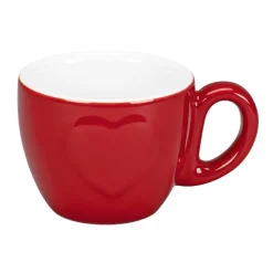 Tasse à expresso rouge porcelaine 9 cl Ø 6,7 cm Cliché - RAK New