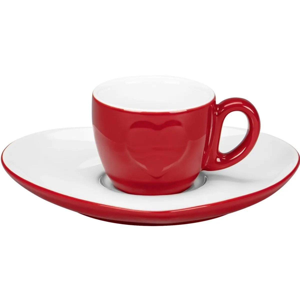 Tasse à expresso rouge porcelaine 9 cl Ø 6,7 cm Cliché - RAK New