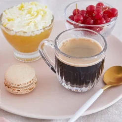 Tasse à expresso transparent verre pressé 9 cl Ø 6,1 cm Ouessant - LA ROCHERE Outlet