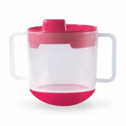 PLASTOREX Tasse inversable rond rouge polypropylène (pp) 20 cl Vaisselle Enfance