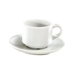 PILLIVUYT Tasse à moka blanc porcelaine culinaire 10 cl Europe New