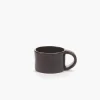 Tasse à ristretto rond ébène grès émaillé 6 cl 7,5 cm La Mère - SERAX Outlet