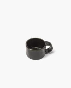 Tasse à ristretto rond ébène grès émaillé 6 cl 7,5 cm La Mère - SERAX Outlet