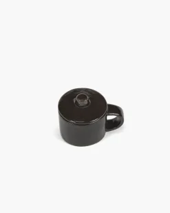 SERAX Tasse à ristretto rond ébène grès émaillé 6 cl 7,5 cm La Mère New