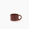 Tasse à ristretto rond Venetian red grès émaillé 6 cl 7,5 cm La Mère - SERAX Outlet