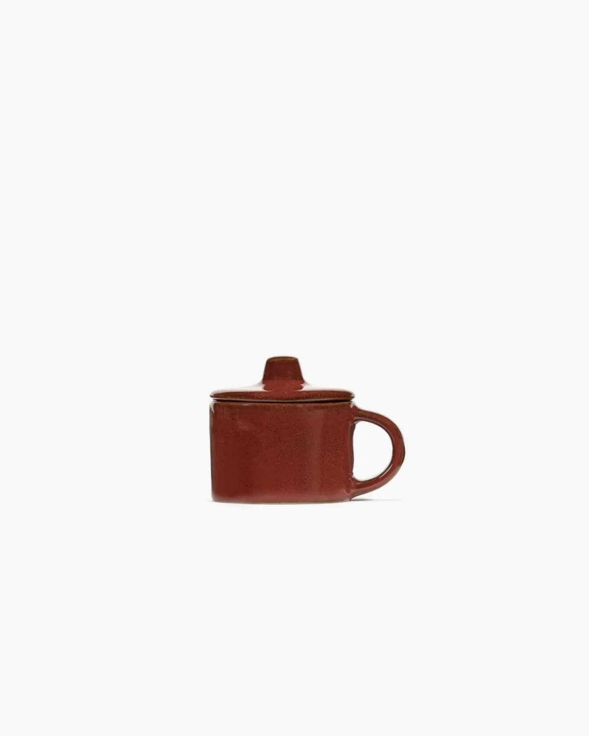 Tasse à ristretto rond Venetian red grès émaillé 6 cl 7,5 cm La Mère - SERAX Online
