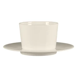 Tasse sans anse rond blanc porcelaine bone china 30,6 cl Ø 9,5 cm Fedra - RAK New