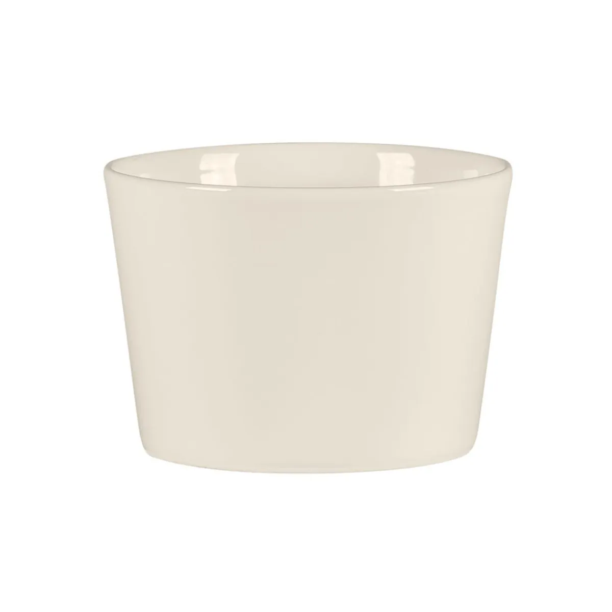 Tasse sans anse rond blanc porcelaine bone china 23,7 cl Ø 8,9 cm Fedra - RAK Outlet