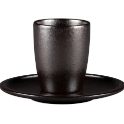 RAK Tasse sans anse rond Forge porcelaine vitrifiée 20 cl Ø 7 cm stone Ease Best