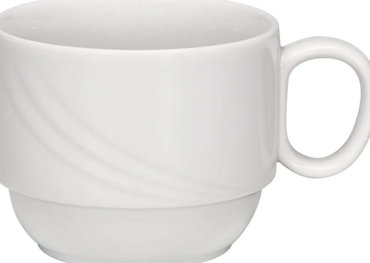 Tasse à thé blanc porcelaine 18 cl Ø 7,9 cm Donna Senior - SCHONWALD New
