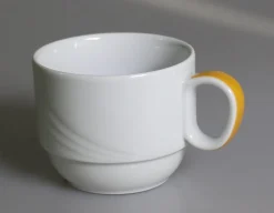 Tasse à thé blanc porcelaine 18 cl Ø 7,9 cm Donna Senior - SCHONWALD Best