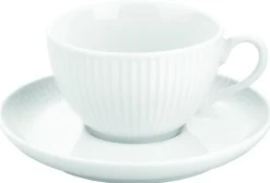 PILLIVUYT Tasse à thé blanc porcelaine culinaire 18 cl Plisse
