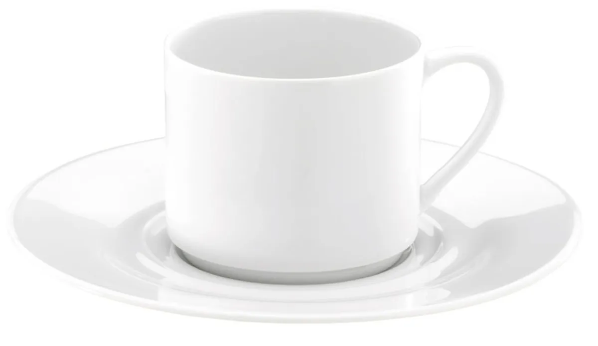 PILLIVUYT Tasse à thé blanc porcelaine pillénium 18 cl Valencay Best