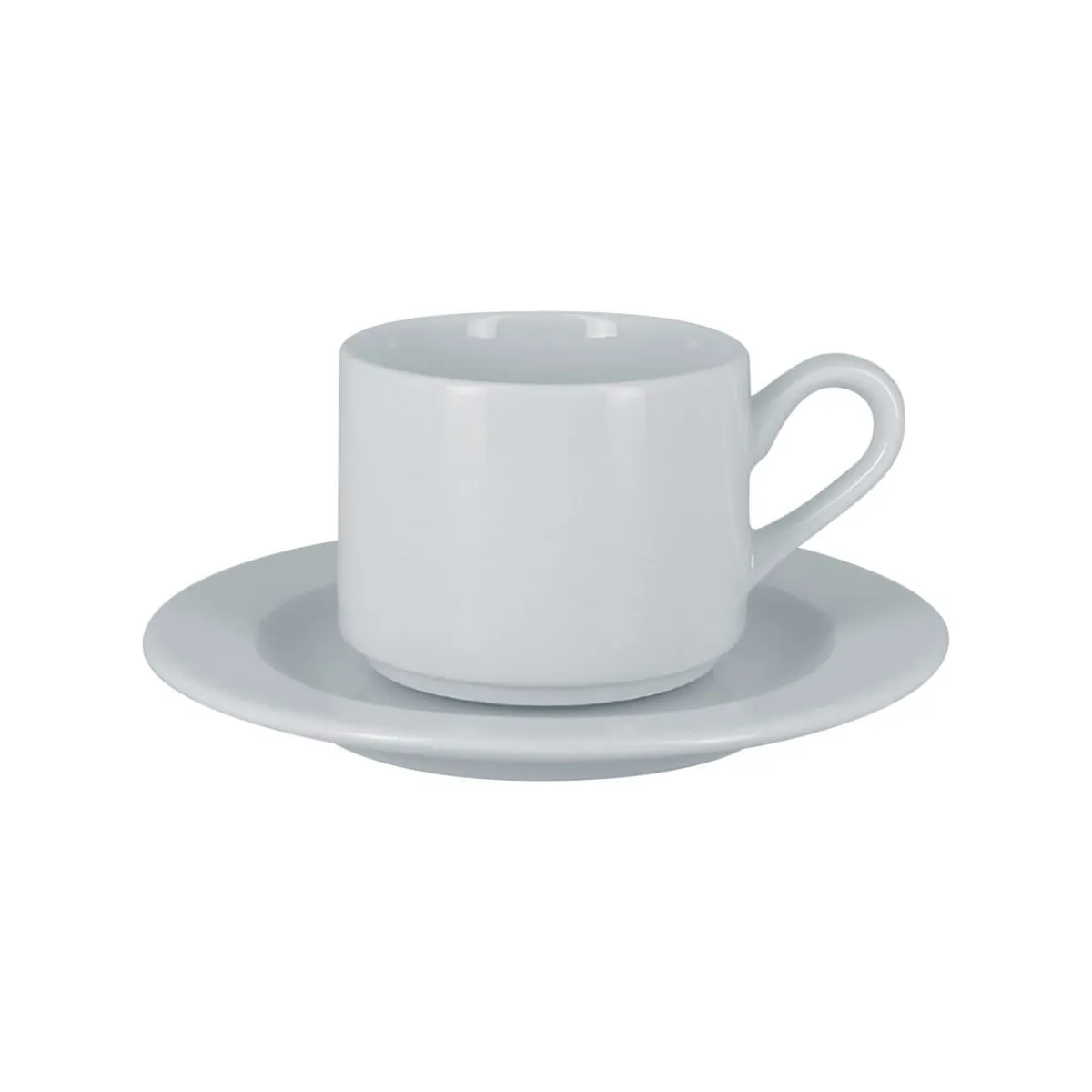 RAK Tasse à thé empilable blanc porcelaine vitrifiée 20 cl Ø 8 cm Access