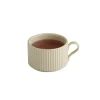 Tasse à thé empilable rond beige porcelaine 20 cl Ø 9 cm The Grid - APS Sale