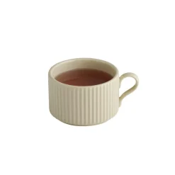 Tasse à thé empilable rond beige porcelaine 20 cl Ø 9 cm The Grid - APS Sale