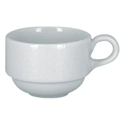 RAK Tasse à thé empilable rond blanc porcelaine 23 cl Ø 8,5 cm Charm Best